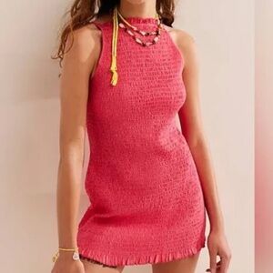 New Iyla Smocked Mini pink dress size XS